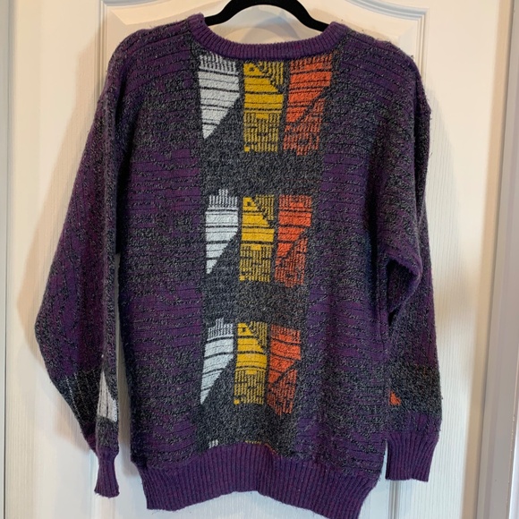 Bugatchi Uomo – Vintage Men’s Knit Sweater - 80s - 90s - Picture 2 of 7